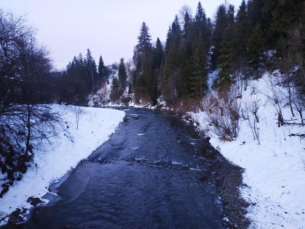 Hotel Ніч Над Карпатами Slavske Esterno foto